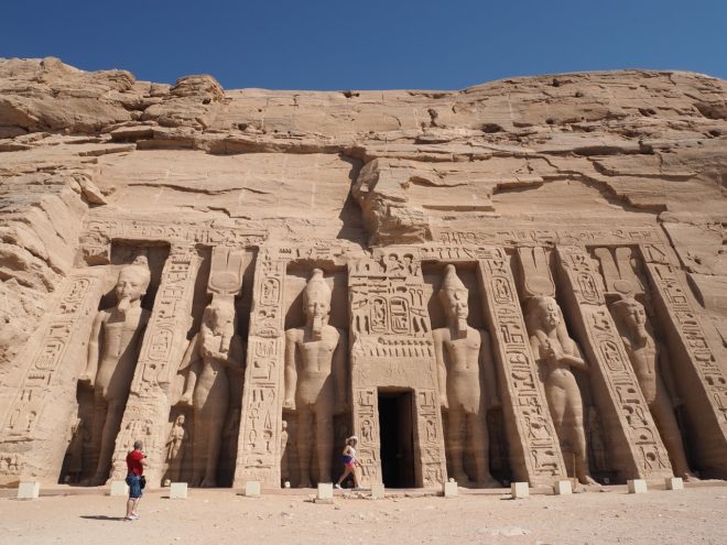 Le temple d'Abu Simbel, en Egypte