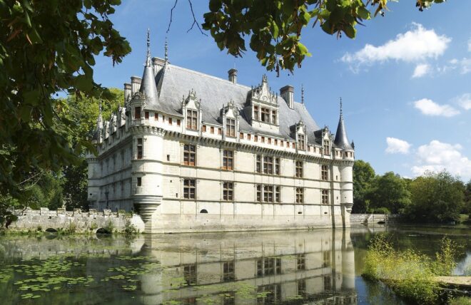 Le Château D'azay-Le-Rideau, en Indre-et-Loire.