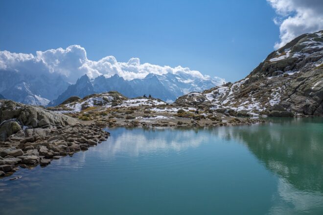 Le Lac Blanc, en Isère.