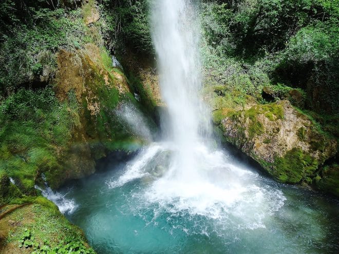 La cascade de la Pissoire, dans la Drôme.
