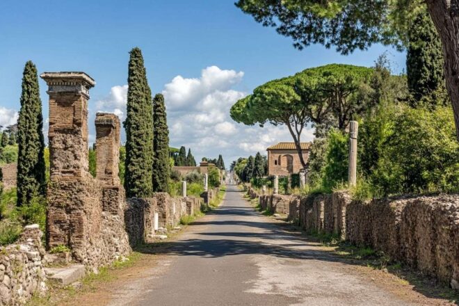 Image d'illustration. Ruines historiques le long de la via appia