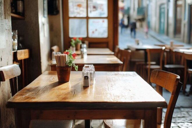Image d'illustration. Intérieur restaurant porto chaleureux