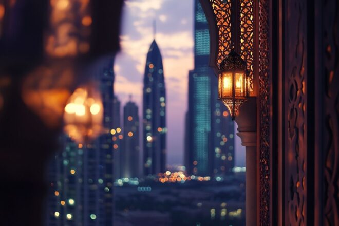 Architecture intricate à dubaï