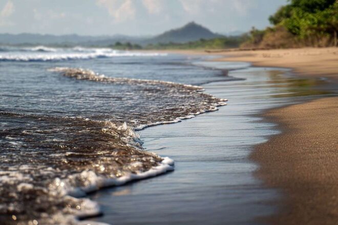 Plages dorées du costa rica