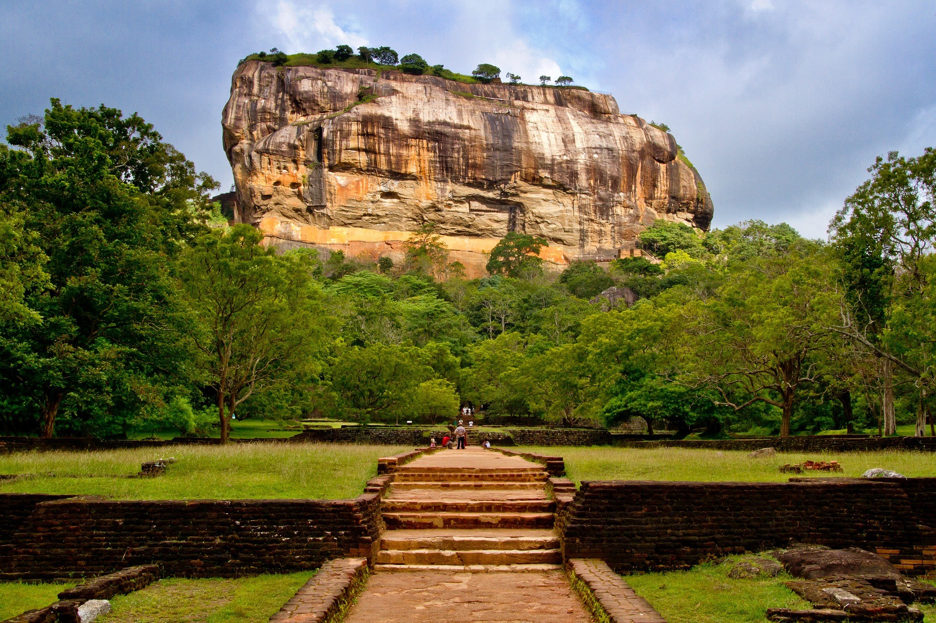 Le site archéologique de Sirigiya, au Sri Lanka.