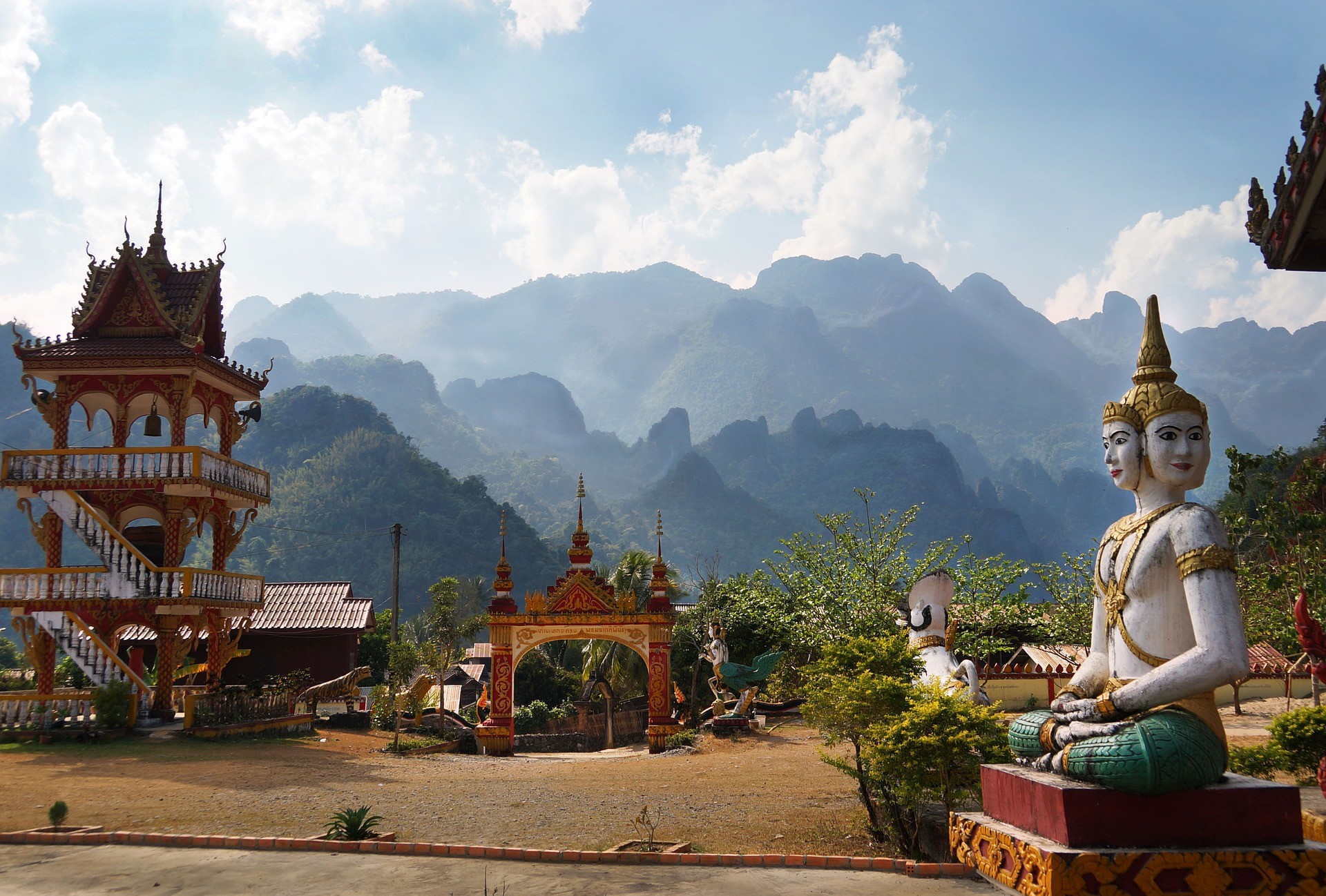 Vang Vien, au Laos.