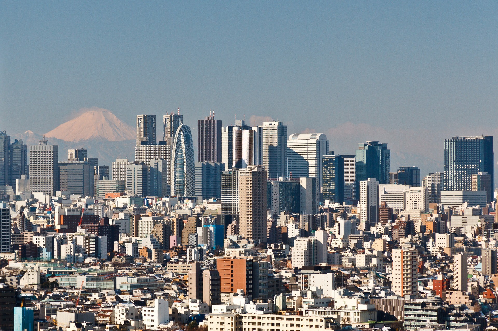 Tokyo et le Mont Fuji