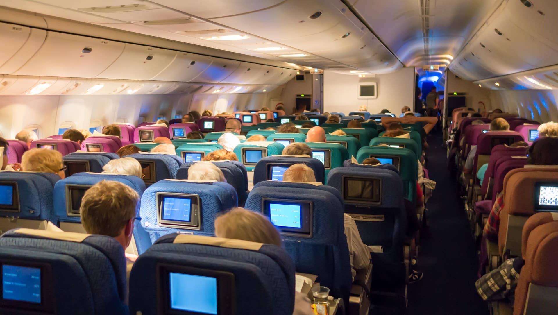 Photo d'illustration. Des sièges d'avions.