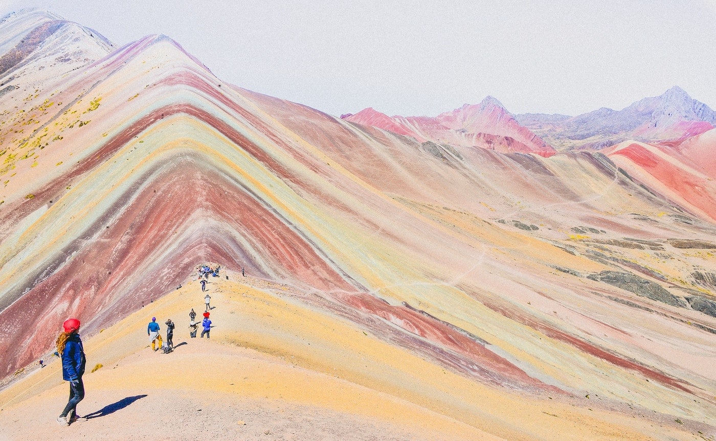 La Rainbow Mountain, dans les environs de Cuzco