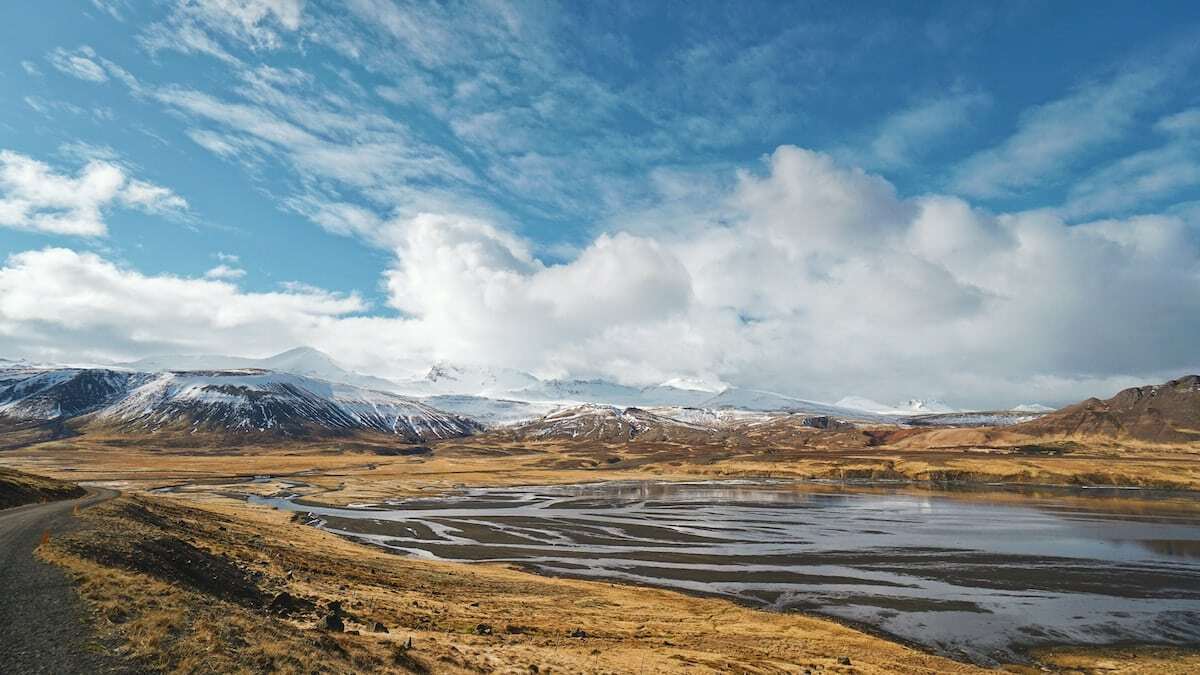 Un paysage d'Islande.