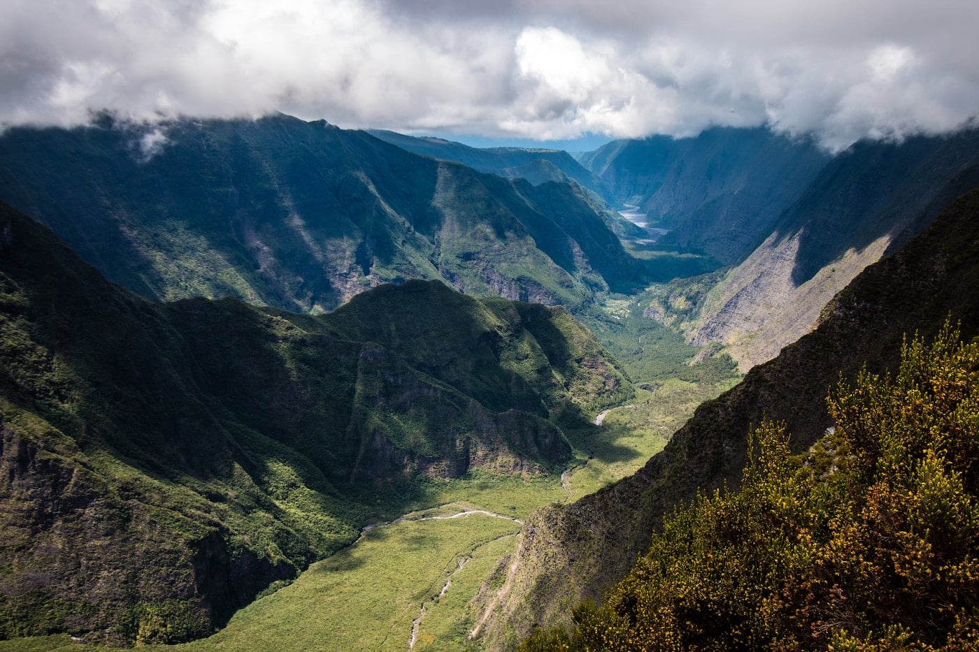Île de la Réunion, Rivière des Remparts.