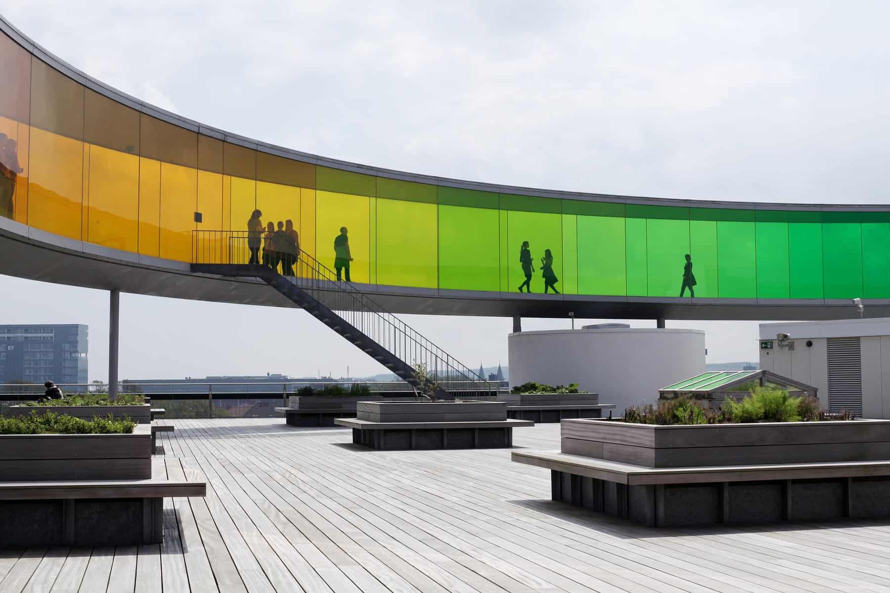 Ypir Rainbow Panorama, à l'ARoS Art Museum d'Aarhus (Danemark).