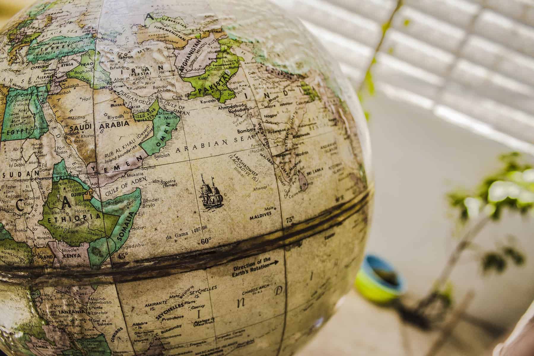 Photo d'illustration. Un globe terrestre.