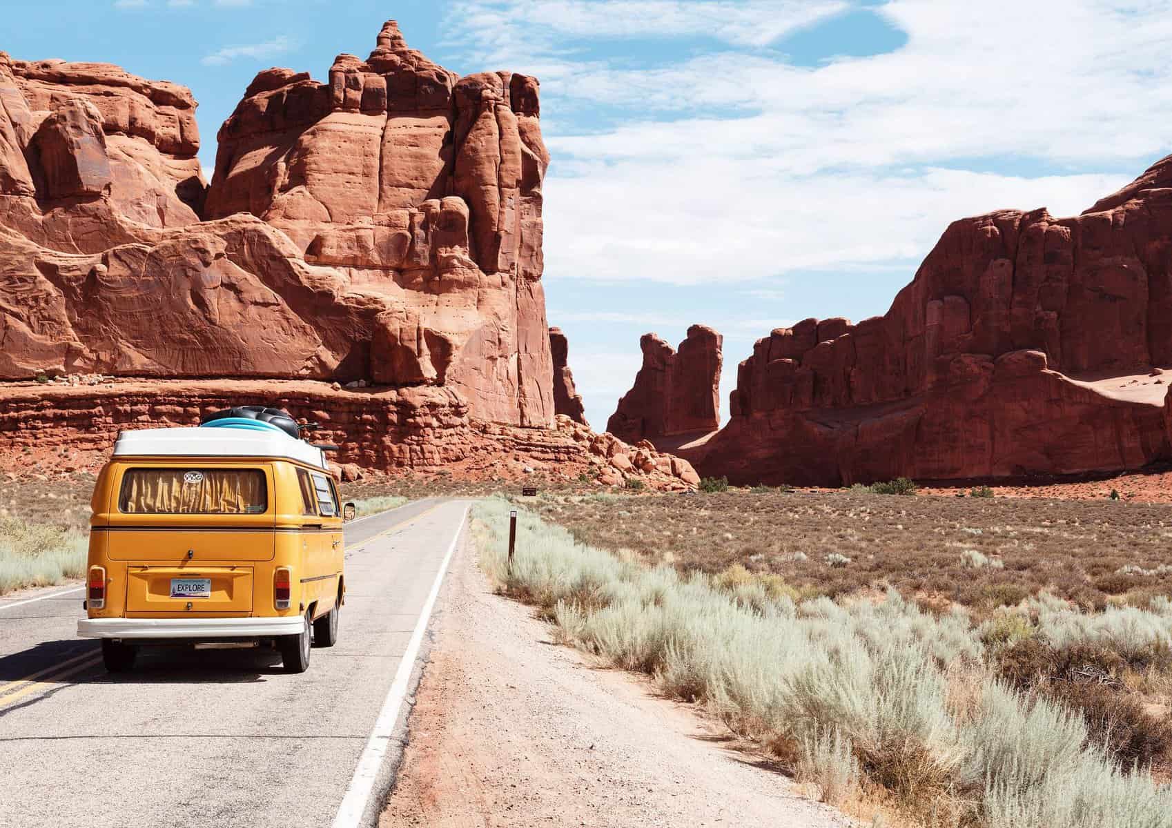 Photo d'illustration. Un roadtrip en van.