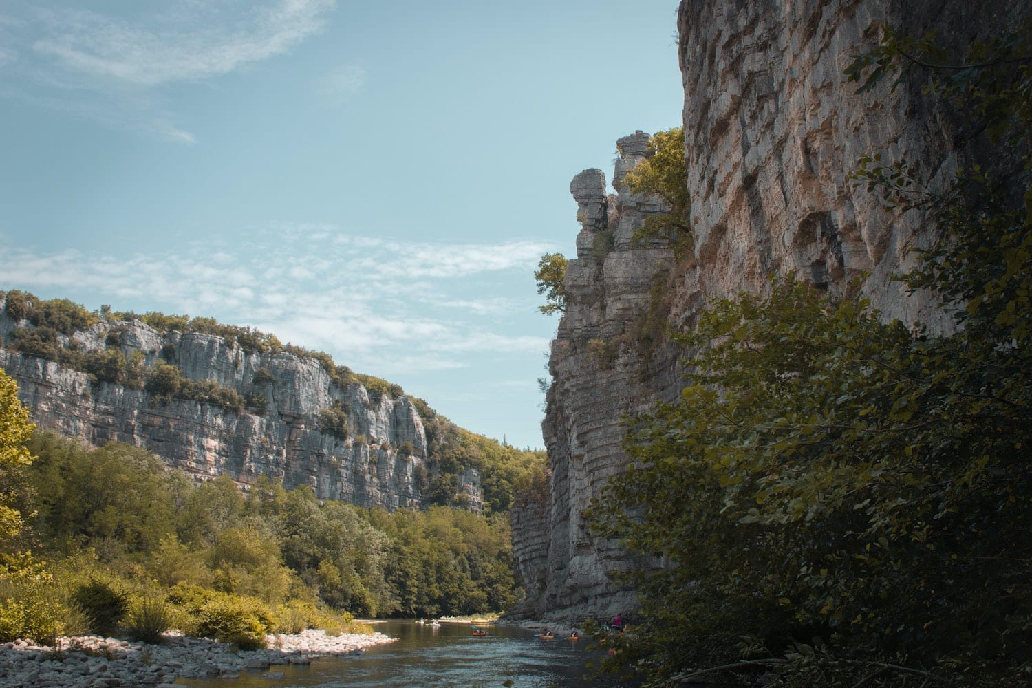 Paysage d'Ardèche.