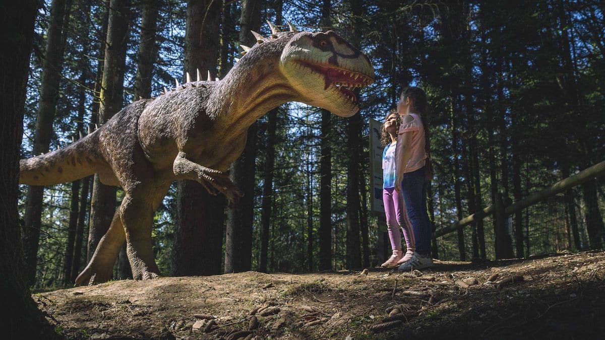 Photo d'illustration. Un dino plus vrai que nature au Dino-Zoo !