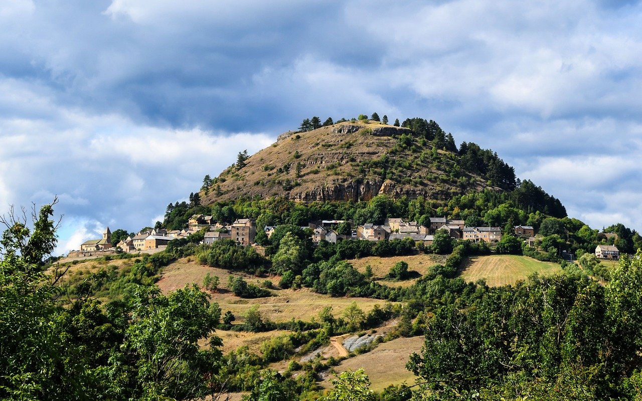 Un paysage de Lozère, en Occitanie.