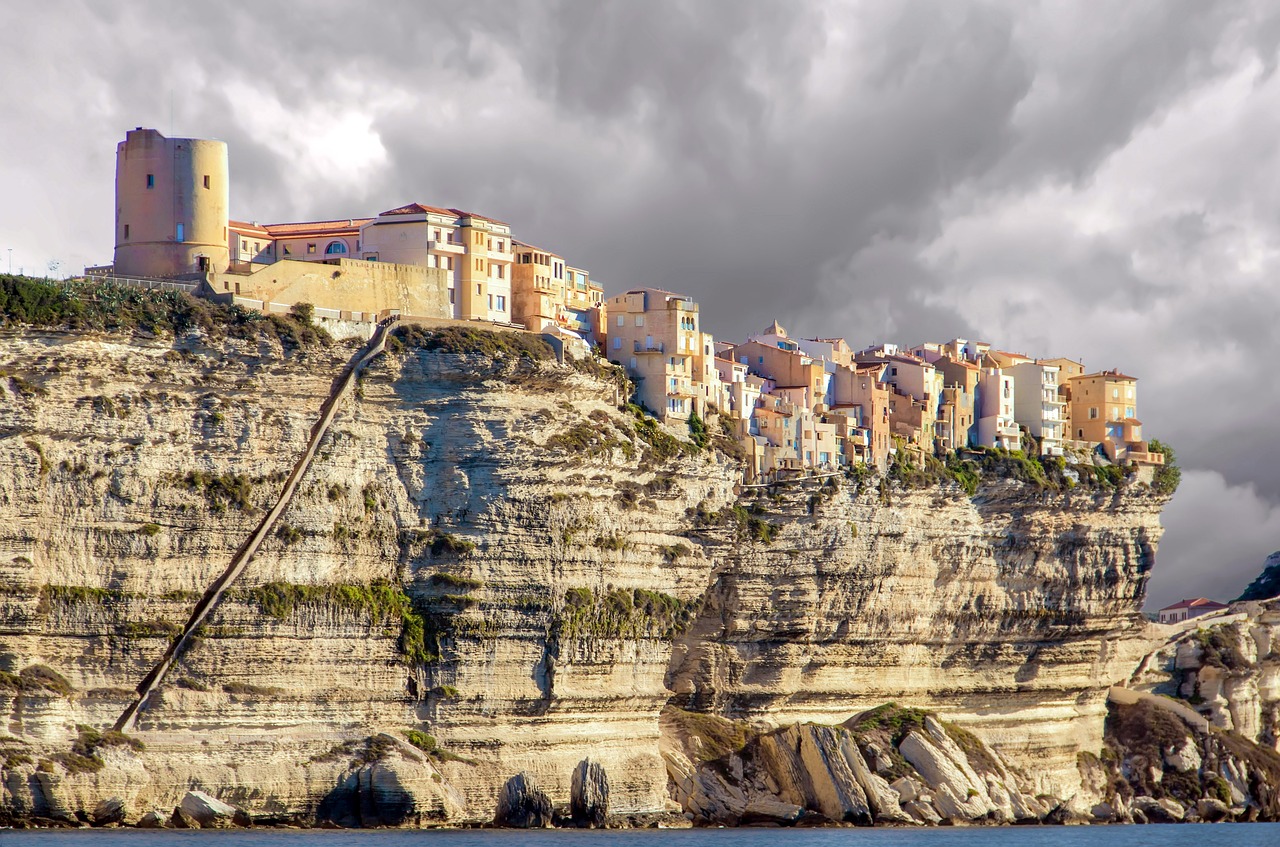 Photo d'illustration. Bonifacio, en Corse-du-Sud.