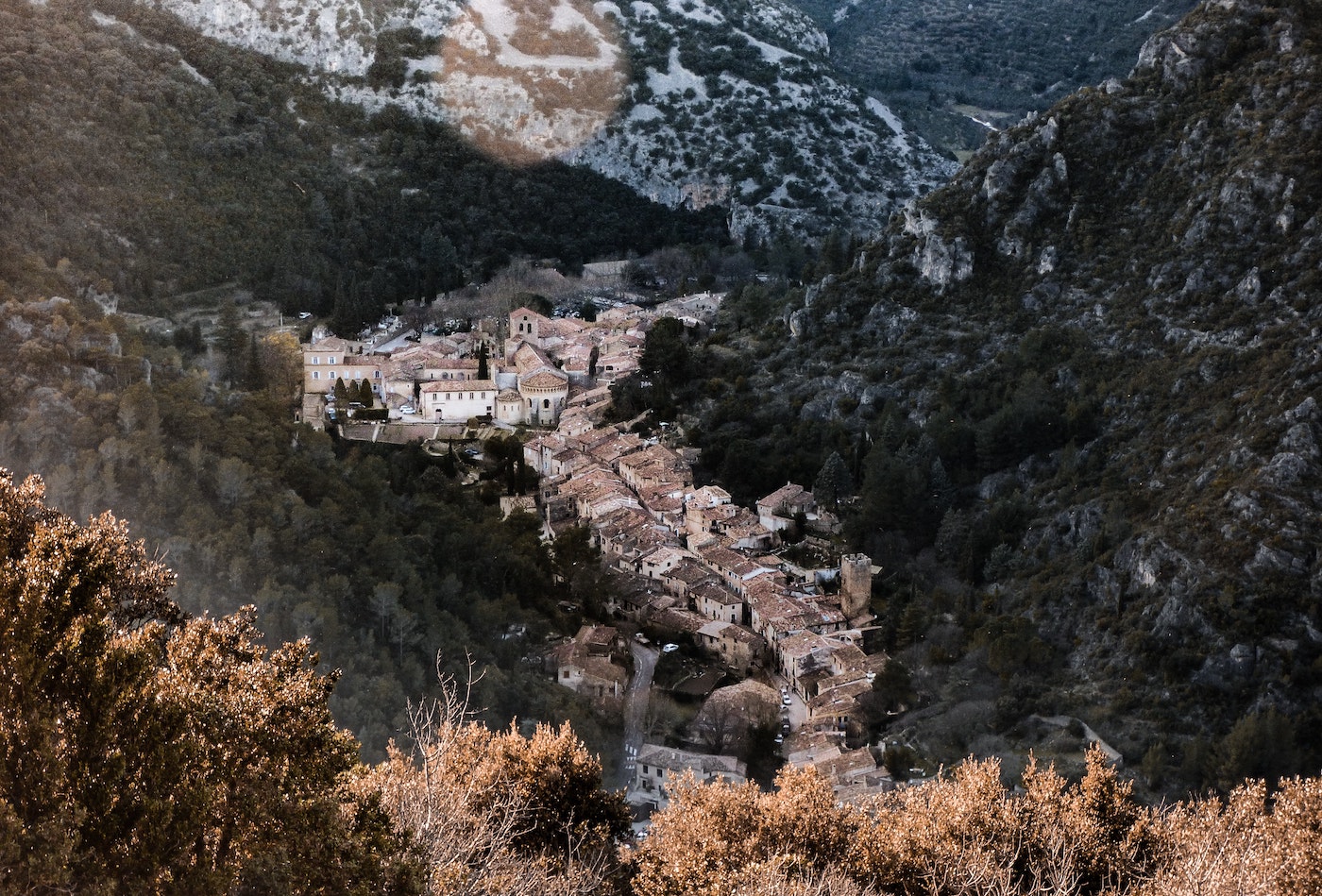 Saint Guilhem le Désert, dans l'Hérault.