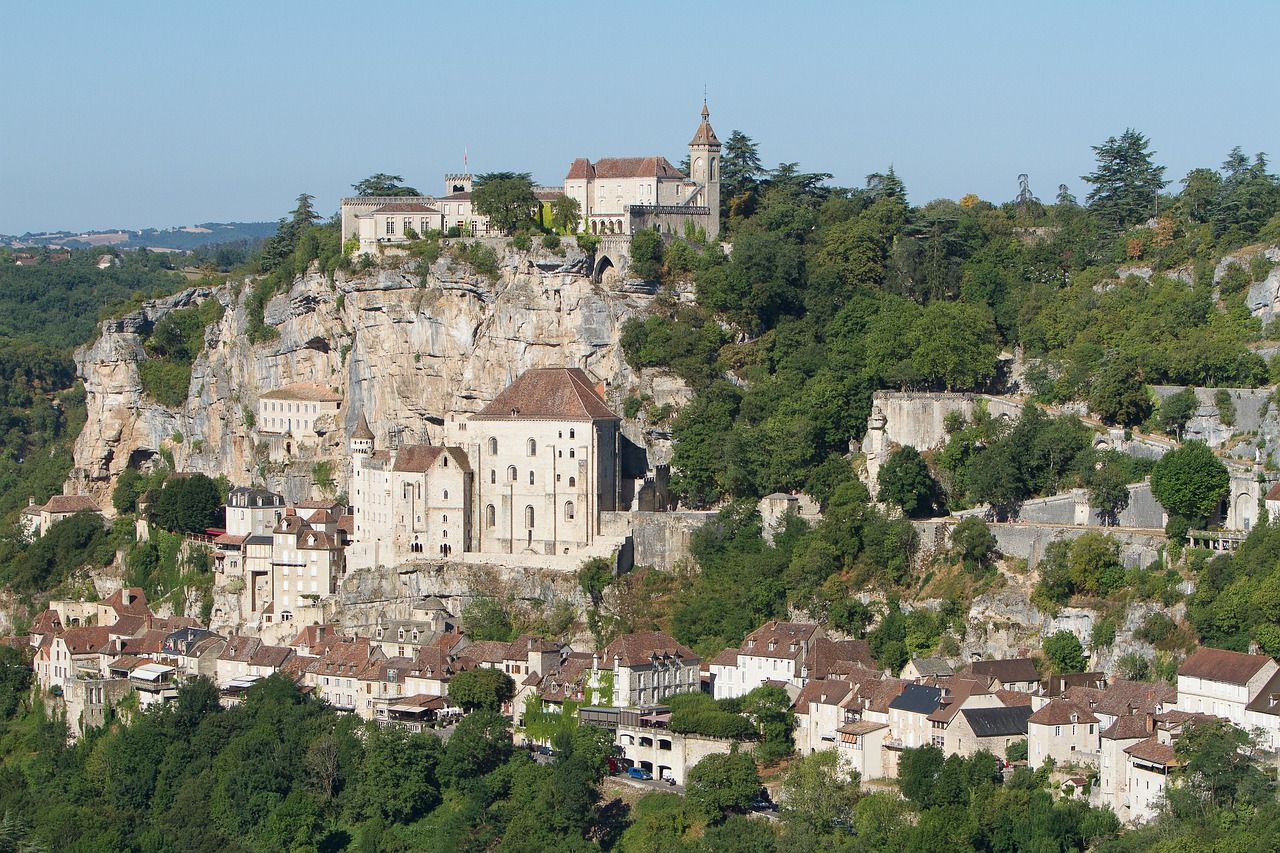 Le village de Rocamadour, dans le Lot.