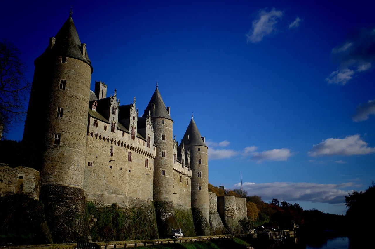 Le château de Josselin, dans le Morbihan.