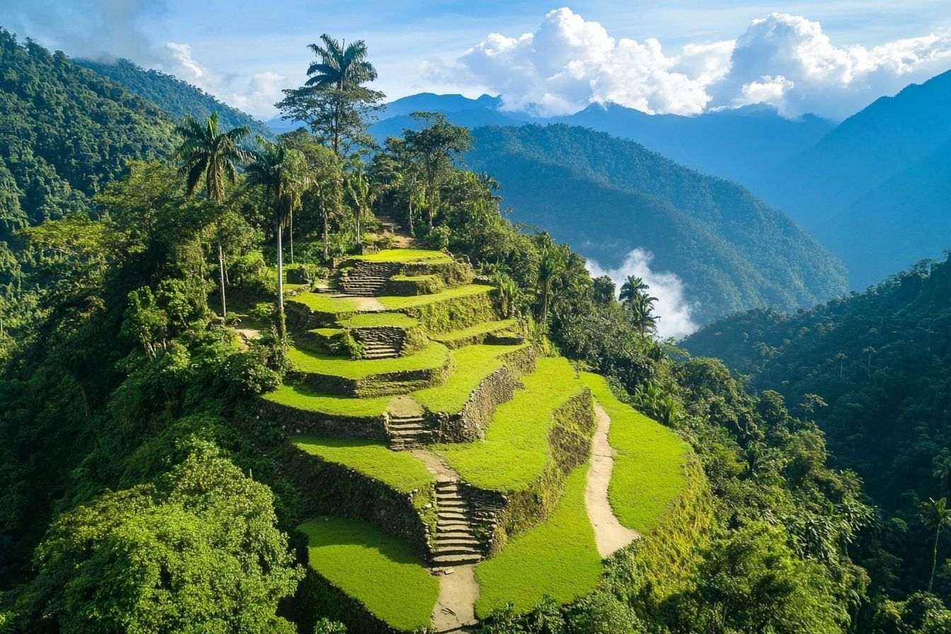 Image d'illustration. Vue aérienne de ciudad perdida