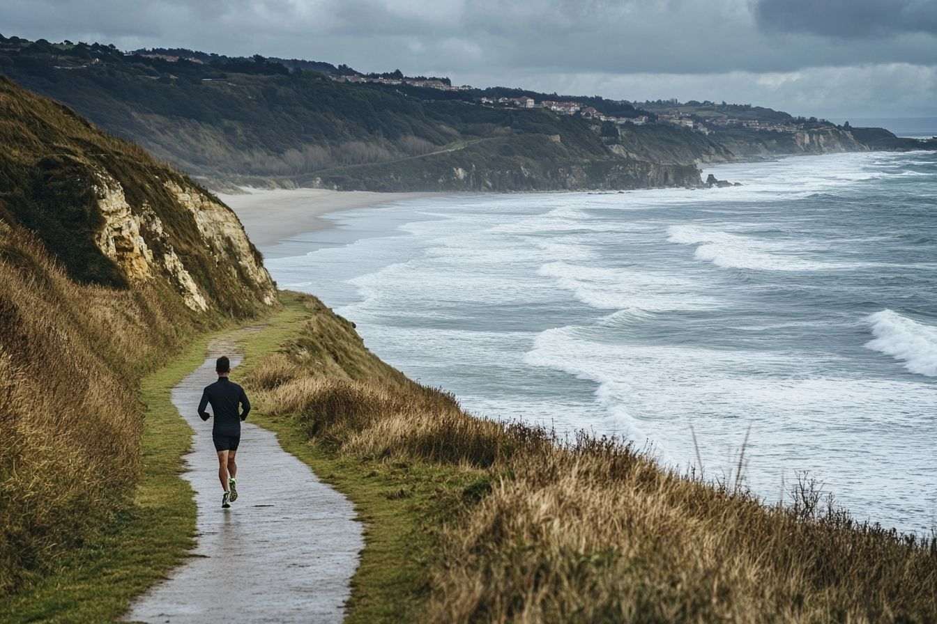 Image d'illustration. Course sur le sentier côtier