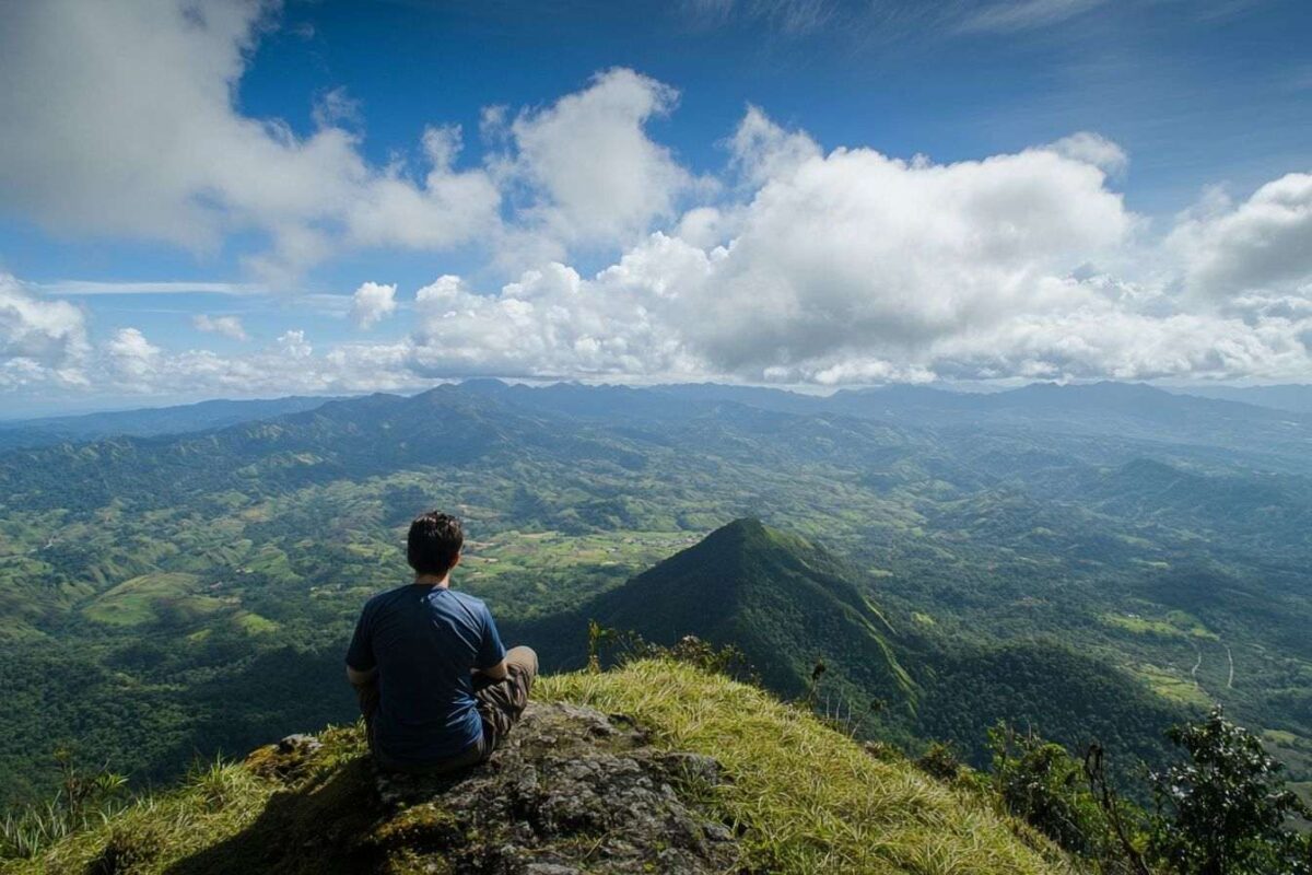 Vue panoramique du sommet de pico isabel de torres