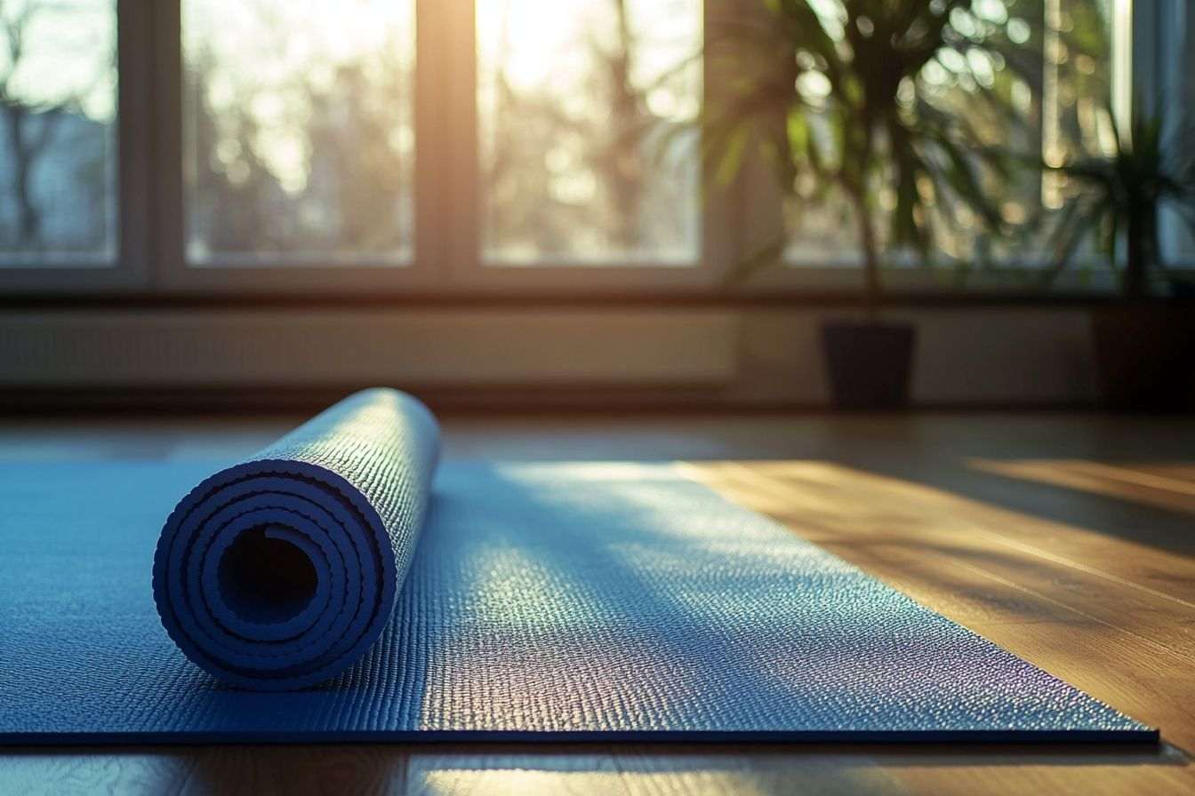 Calm indoor exercise space
