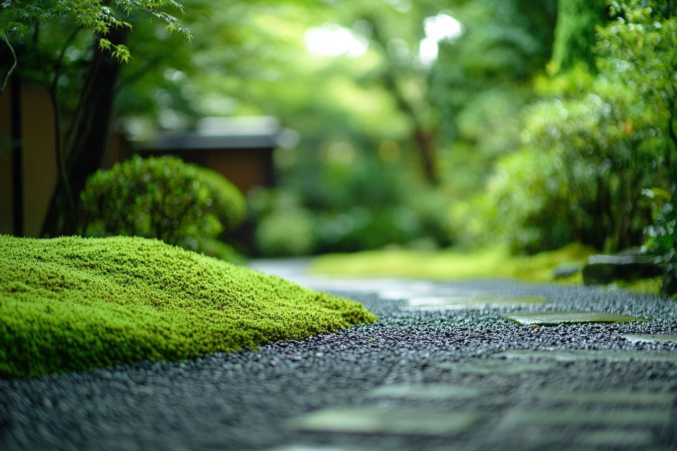 Jardin japonais paisible à tokyo