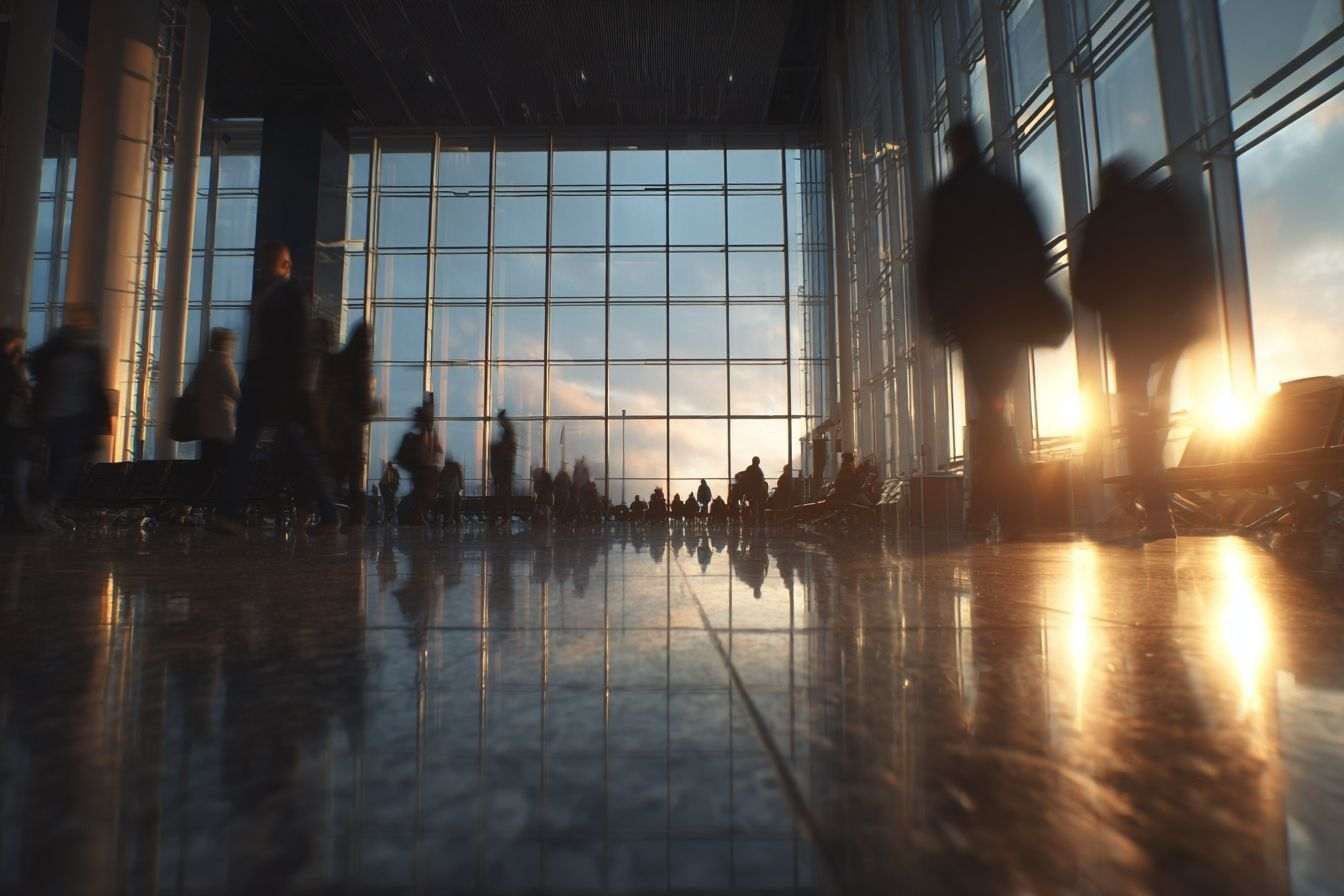 Lumière naturelle à l aéroport