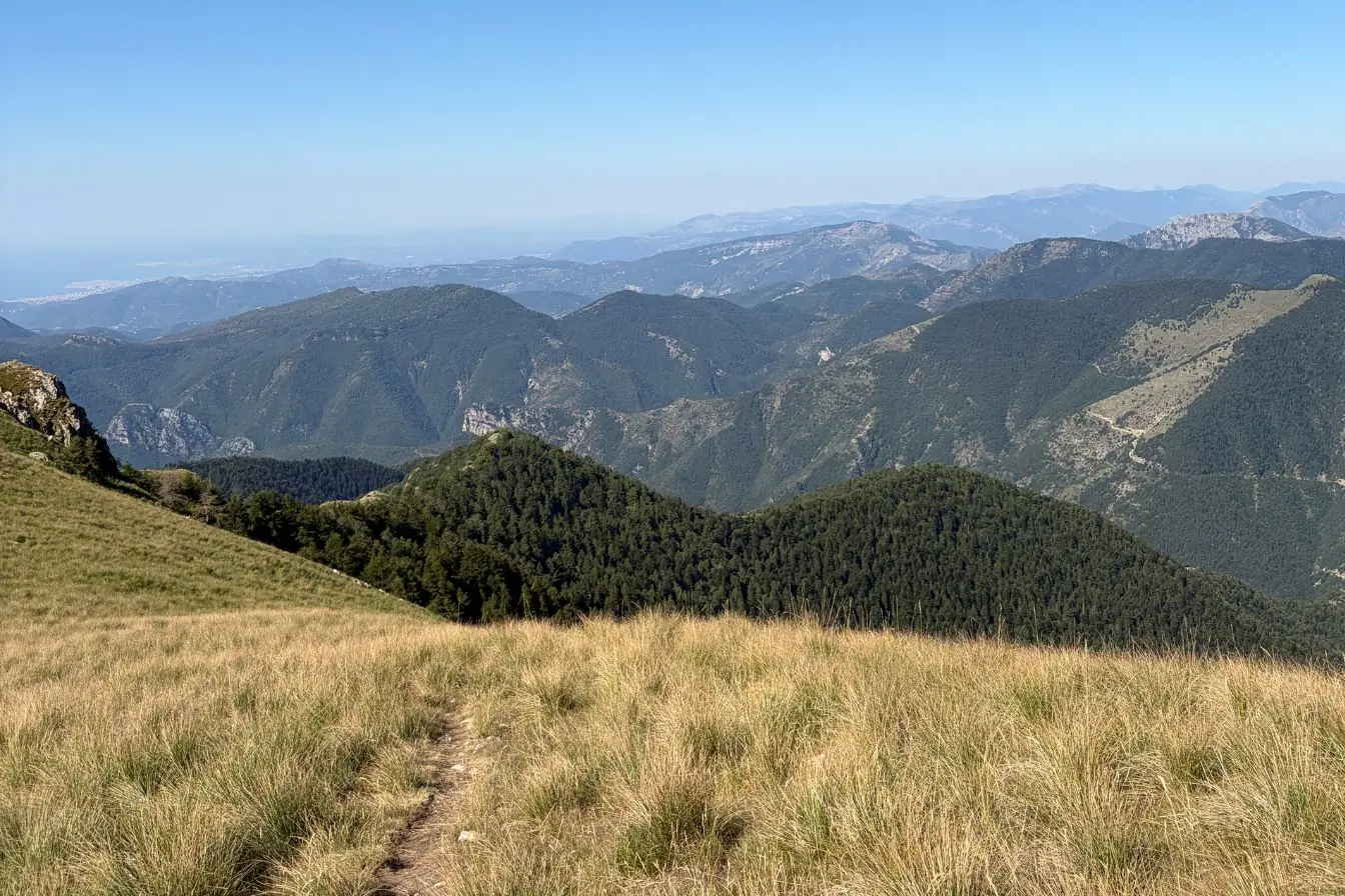 Etape entre Sospel et Menton