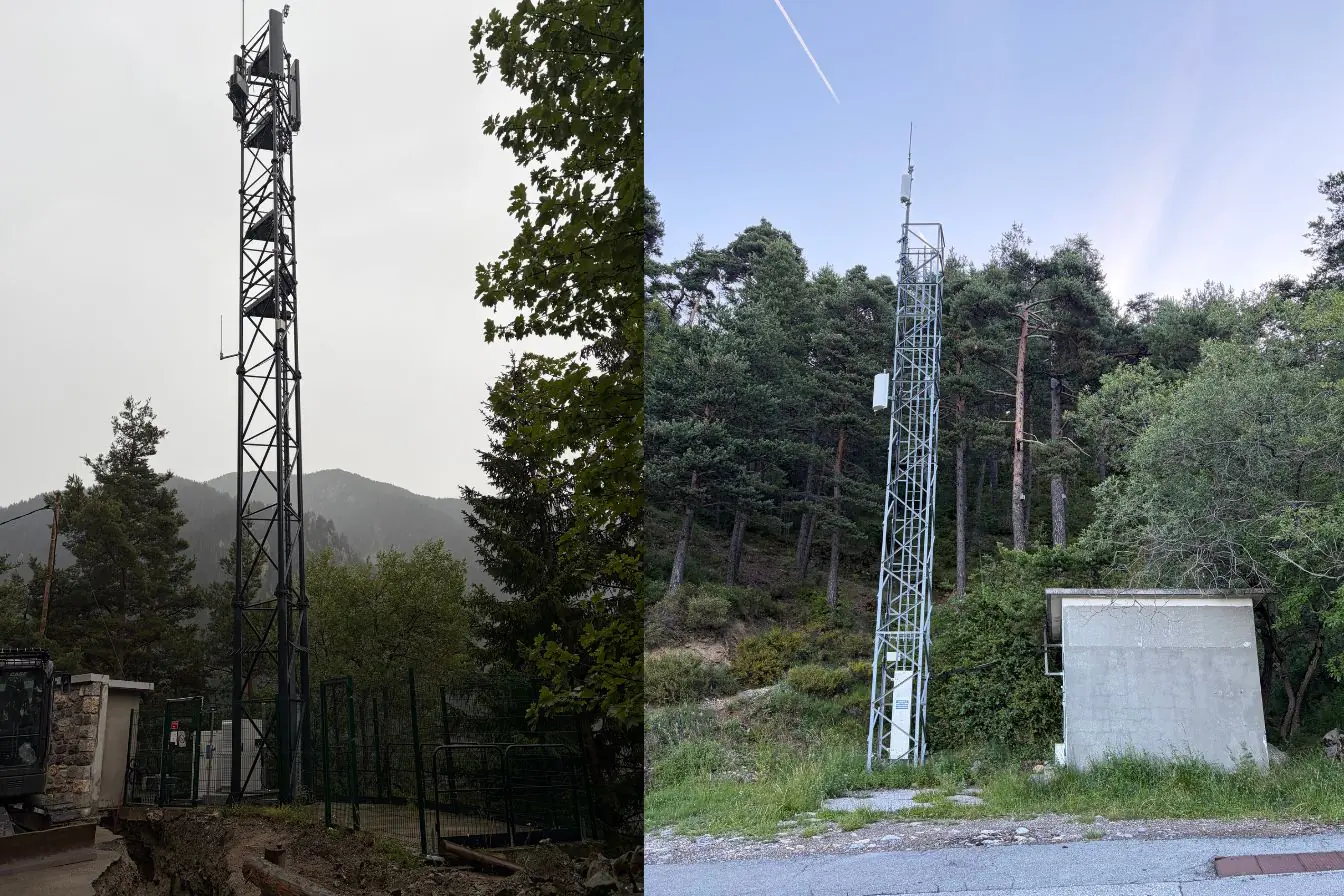 Station de base sur le GR52
